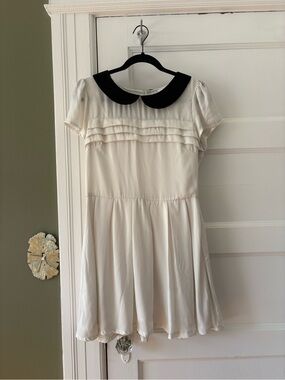 Vintage Louche White Baby Doll Dress